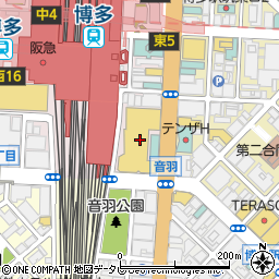 福岡県福岡市博多区博多駅中央街6周辺の地図