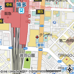 ビッグエコー BIG ECHO 博多筑紫口2号店周辺の地図