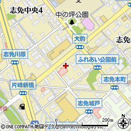 佐賀銀行志免支店周辺の地図