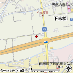 高知県南国市下末松442-2周辺の地図