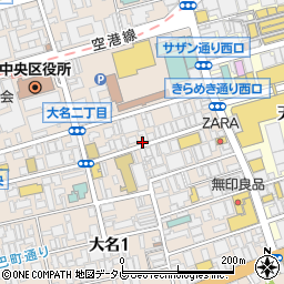 株式会社立志伝　福岡オフィス周辺の地図