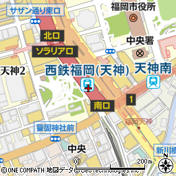 天神大丸前 福岡市 バス停 の住所 地図 マピオン電話帳