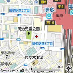 株式会社日本旅行　福岡支店個人旅行周辺の地図