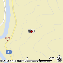 徳島県海部郡海陽町久尾畑口周辺の地図