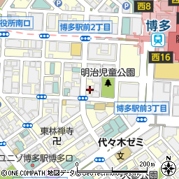 博多華味鳥 博多駅前店周辺の地図