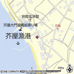 芥屋倶楽部筑前海周辺の地図