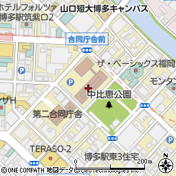九州運輸局海事振興部旅客課周辺の地図