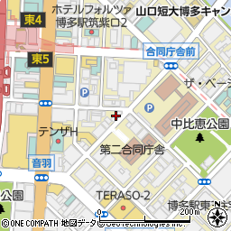 あや鶏 あやどり 博多駅筑紫口店周辺の地図