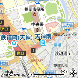 大西総合法律事務所（弁護士法人）　福岡事務所周辺の地図