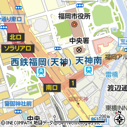 アフタヌーンティー ティールーム 大丸福岡天神店周辺の地図