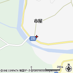 和歌山県東牟婁郡那智勝浦町市屋942周辺の地図