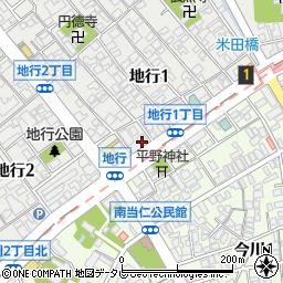 福岡市役所　地域包括支援センター中央第１いきいきセンターふくおか周辺の地図