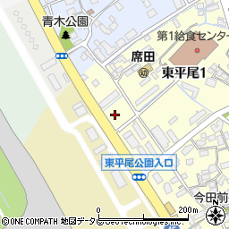 福岡空港前博多の森第1駐車場【No.75】周辺の地図