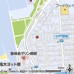 小戸1号公園周辺の地図