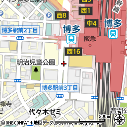 博多駅シティ銀行前f 福岡市 バス停 の住所 地図 マピオン電話帳