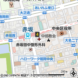 株式会社ノットグローバル　福岡支店周辺の地図