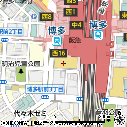 サボンジェム（ＳａｖｏｕｓＧｅｍｍｅ）　博多マルイ店周辺の地図