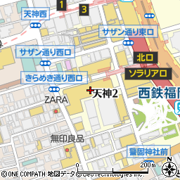 岩田屋本店周辺の地図