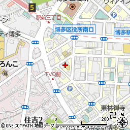 釜山亭 博多本店周辺の地図