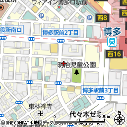 西京銀行福岡支店周辺の地図