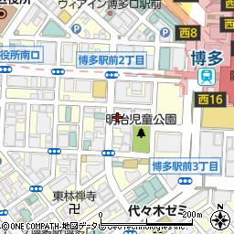 日本旅行グループ日本旅行サービス株式会社　九州団体営業部周辺の地図