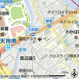 セブンイレブン福岡春吉寺町通店周辺の地図