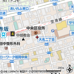 福岡貯金事務センター周辺の地図