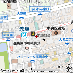 福岡県警備業協同組合周辺の地図