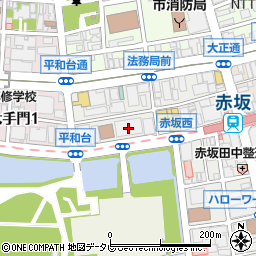 読売新聞西部本社周辺の地図