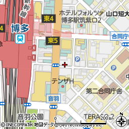 日本管財株式会社　福岡支店周辺の地図