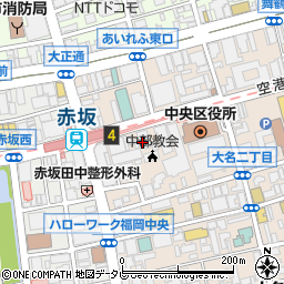 富士火災　福岡ビル周辺の地図