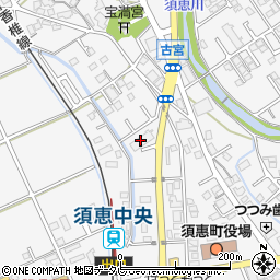 コモドヒル須恵中央駅前周辺の地図