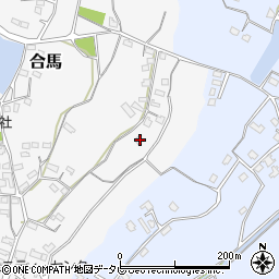 大分県中津市合馬46周辺の地図