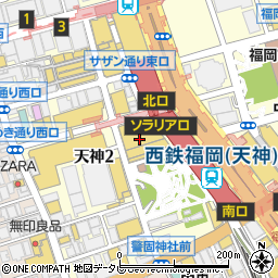 フォメンタ　福岡ソラリアプラザ店周辺の地図