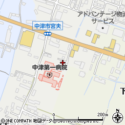 大分県中津市宮夫227-6周辺の地図