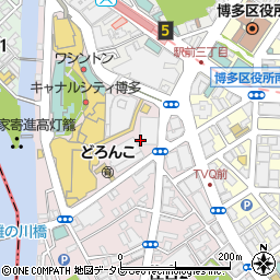 やきにくのバクロ RJR博多店周辺の地図