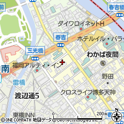 博多 松介 春吉店周辺の地図