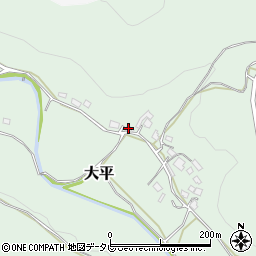 大分県豊後高田市大平394周辺の地図