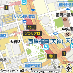 西日本鉄道株式会社　経理部主計課周辺の地図