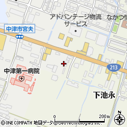 大分県中津市宮夫234-2周辺の地図