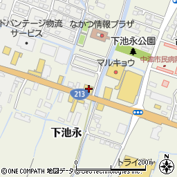 ブックオフ大分中津店周辺の地図