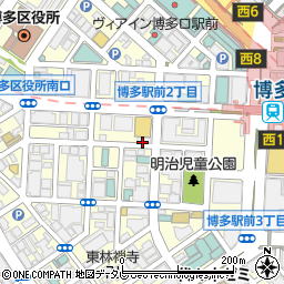前田屋　博多店周辺の地図