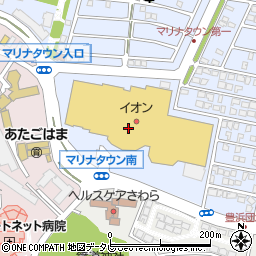 ハニーズイオンマリナタウン店周辺の地図