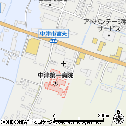 大分県中津市宮夫227-10周辺の地図