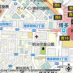 ＪＲ九州　博多駅列車運行情報周辺の地図
