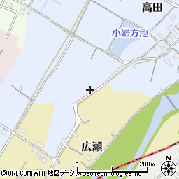 福岡県豊前市高田281周辺の地図