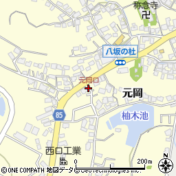 元岡口周辺の地図