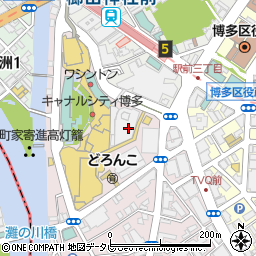 福岡地所株式会社　ビル事業部周辺の地図