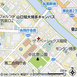 日本経済新聞社西部支社販売部周辺の地図