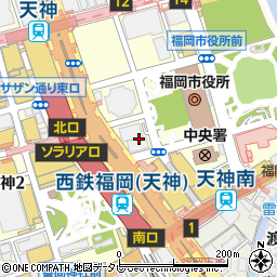 株式会社三菱地所設計　九州支店周辺の地図